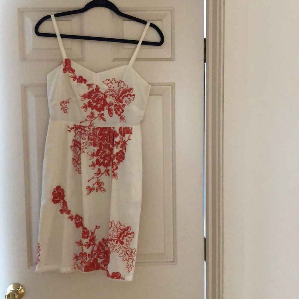 Embroidered dress.
